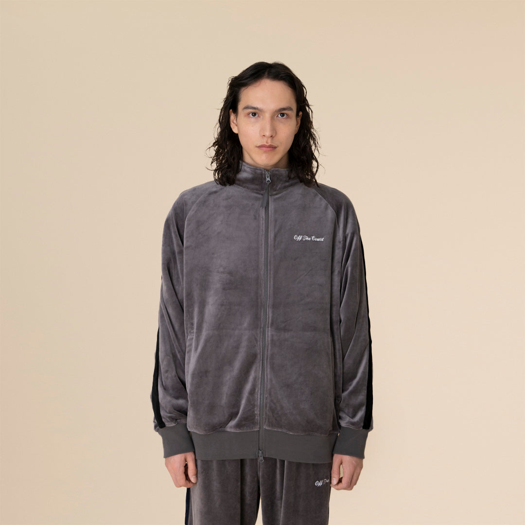 VELOUR TRACK JACKET
