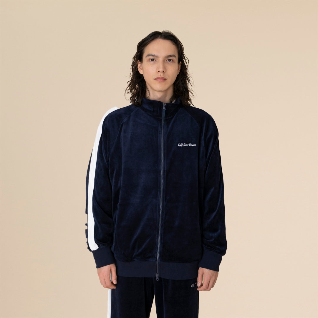 VELOUR TRACK JACKET