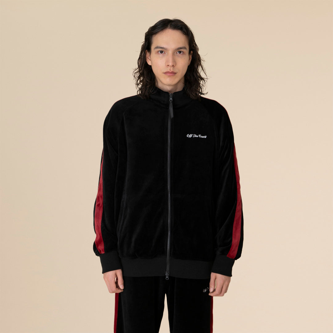 VELOUR TRACK JACKET