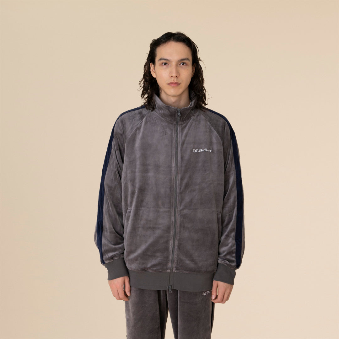 VELOUR TRACK JACKET