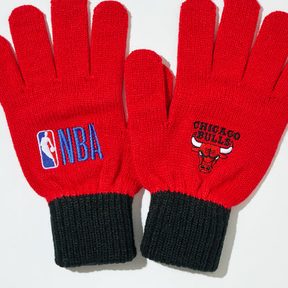 Team Color Logo Knit Gloves