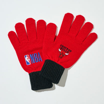 Team Color Logo Knit Gloves